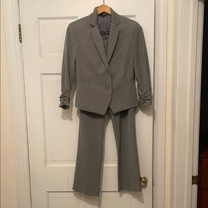 Classic Gray Womens Blazer and Pants